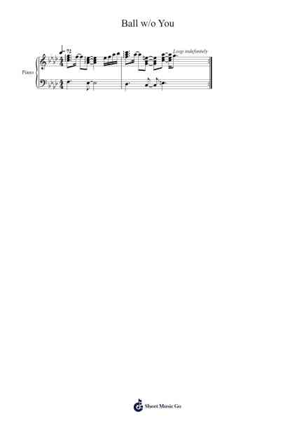 Ball w/o You Sheet Music by 21 Savage-Arr.Kitfy