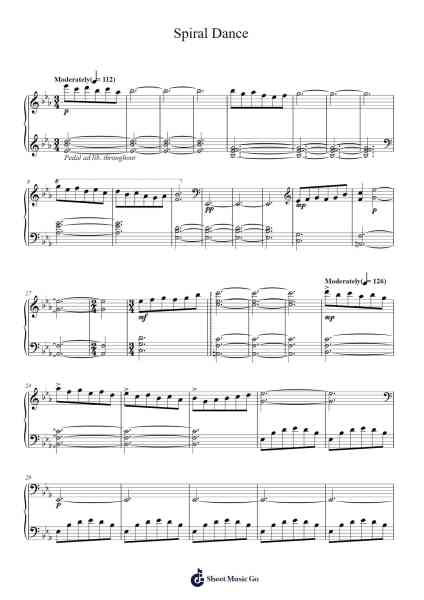 Spiral Dance Sheet Music by David Lanz-Arr.Boycefax