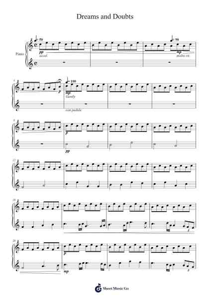 Dreams and Doubts Sheet Music by Samuel J. Strong-Arr.Jonqy Keyreed