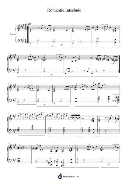 Romantic Interlude Sheet Music by Avo-Arr.Priney Grelen