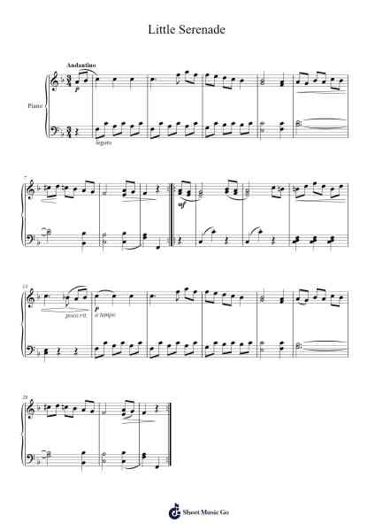 Serenade in G Major, Hob. III: 17 "Little Serenade" Sheet Music by Joseph Haydn-Arr.Rodblair
