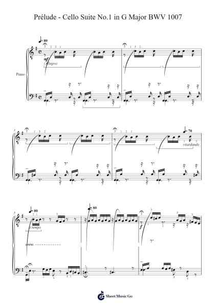 Cello Suite No. 1 in G Major, BWV 1007: I. Prélude Sheet Music by Johann Sebastian Bach-Arr.Hicksreg