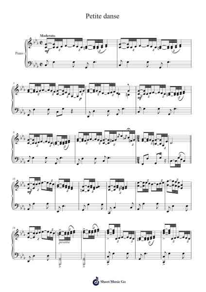 Petite danse Sheet Music by Dorian PAQUET-Arr.Gillnise