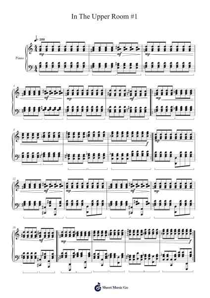 In The Upper Room: Dance I Sheet Music by Philip Glass-Arr.Cooholt Hogreen