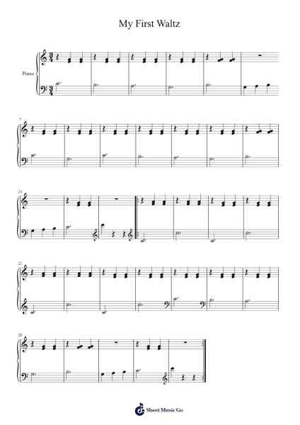 My First Waltz Sheet Music by Croftdwight-Arr.Leighborn