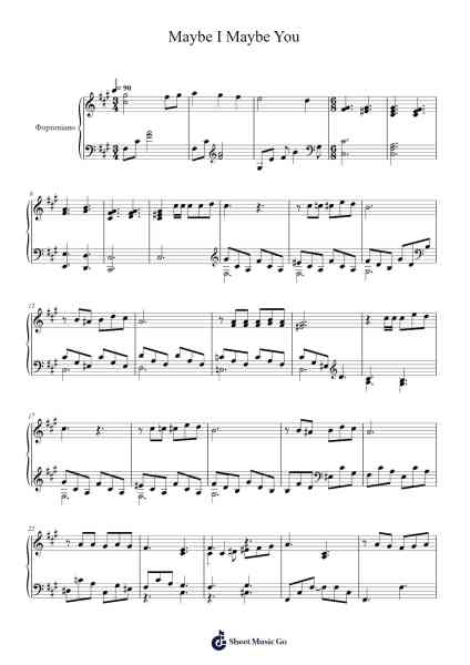 Maybe I Maybe You Sheet Music by Scorpions-Arr.Keliot Hicksner