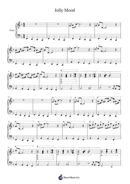 Jolly Mood Sheet Music by Mark Nevin-Arr.Longbohm