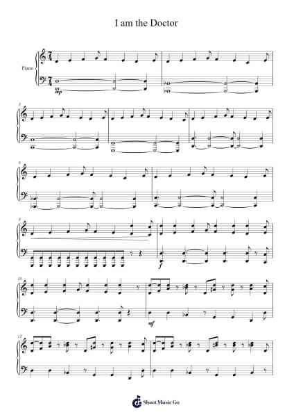I am the Doctor Sheet Music by Murray Gold-Arr.Quinnralph Joener