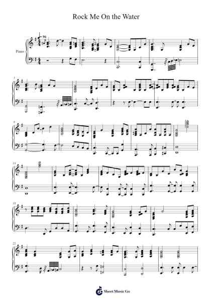 Rock Me On the Water Sheet Music by Jackson Browne-Arr.Croftlitt