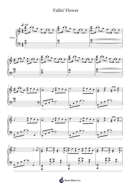 Fallin' Flower Sheet Music by SEVENTEEN-Arr.Urkuk Joneswat