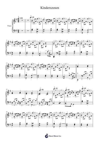 Kinderszenen, Op. 15 Sheet Music by James van Heusen/Jimmy van Heusen-Arr.Siral
