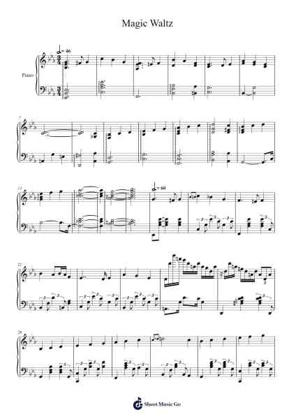 Magic Waltz Sheet Music by Amedeo Tommasi-Arr.Sanprice
