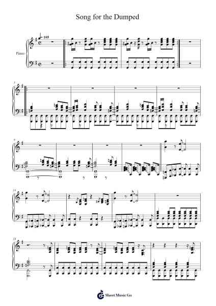 Song for the Dumped Sheet Music by Ben Folds Five-Arr.Robn