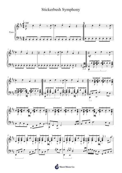 Stickerbush Symphony Sheet Music by David Wise-Arr.Virmoll