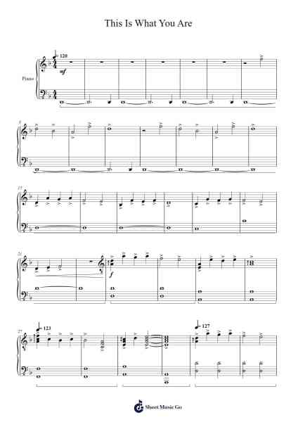 This Is What You Are Sheet Music by Gracegrid Doycher-Arr.Regbob Diachols
