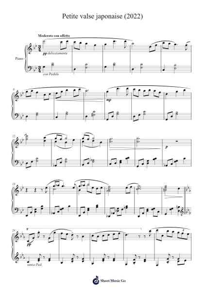 Petite Valse Japonaise Sheet Music by Zeren Grove-Arr.Rontrine Ollyn