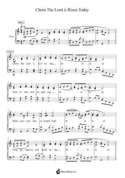 Christ The Lord is Risen Today Sheet Music by Charles Wesley-Arr.Florid Brylan