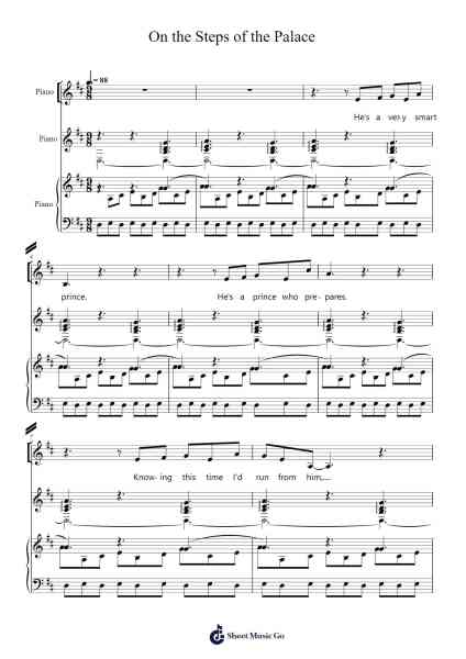 On the Steps of the Palace Sheet Music by Stephen Sondheim-Arr.Burnelett Loncil