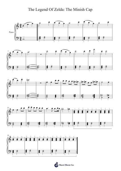 The Legend Of Zelda: The Minish Cap Sheet Music by undefined-Arr.Colhill Crichjo