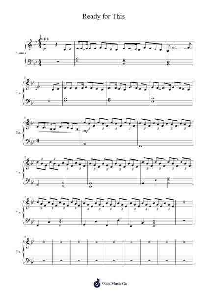 Ready for This Sheet Music by Hazbin Hotel-Arr.Sainsgen Junebrowne