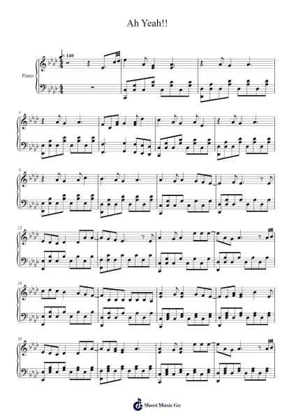 Ah Yeah!! - Winner Sheet Music by Winner-Arr.Corrie