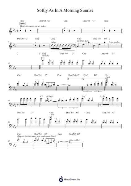 Softly As In A Morning Sunrise Sheet Music by Sigmund Romberg-Arr.Gorale Wattia
