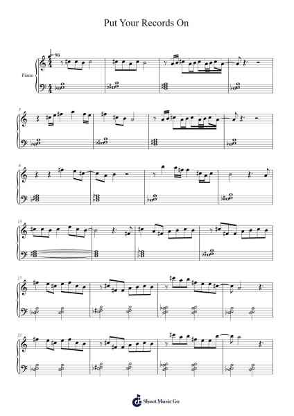 Put Your Records On Sheet Music by Ritt Momney-Arr.Jesphy Vebmons
