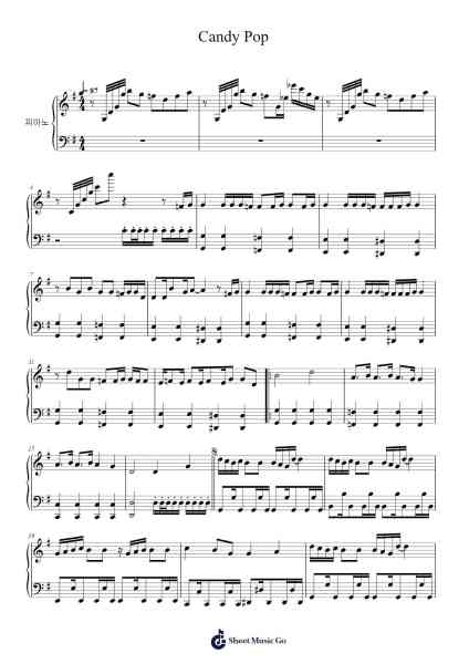 Candy Pop Sheet Music by TWICE-Arr.Mila