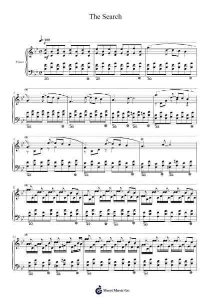 The Search Sheet Music by Elliott Wheeler-Arr.Longbohm