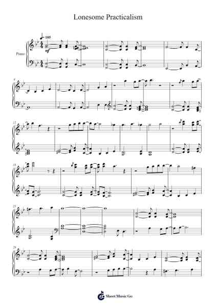 Lonesome Practicalism Sheet Music by Edy Vepenn-Arr.Dierclaude Hedwill