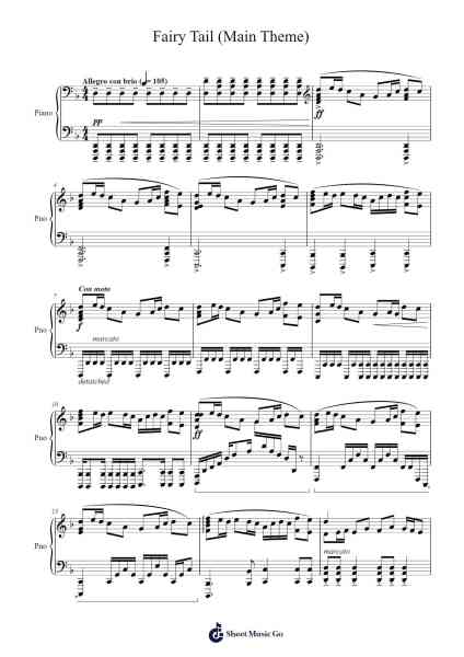 Fairy Tail (Main Theme) Sheet Music by Kerro-Arr.Jerhue
