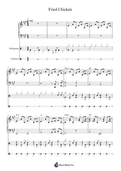 Fried Chicken Sheet Music by Jürgen Moser-Arr.Housebuck Boylejones