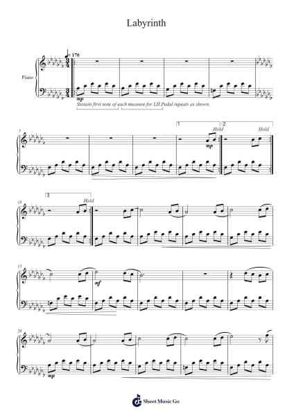 Labyrinth Sheet Music by Alexis Ffrench-Arr.Denre