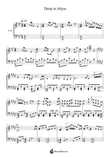Deep in Abyss Sheet Music by undefined-Arr.Loulup