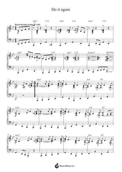 Do it again Sheet Music by Steely Dan-Arr.Hamclaire