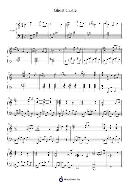 Ghost Castle Sheet Music by Louie Zong-Arr.Stonelian Chantham