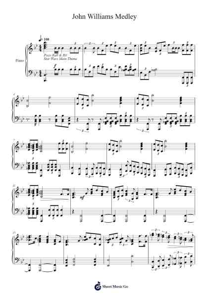John Williams Medley Sheet Music by John Williams-Arr.Tateearl Grantbroad