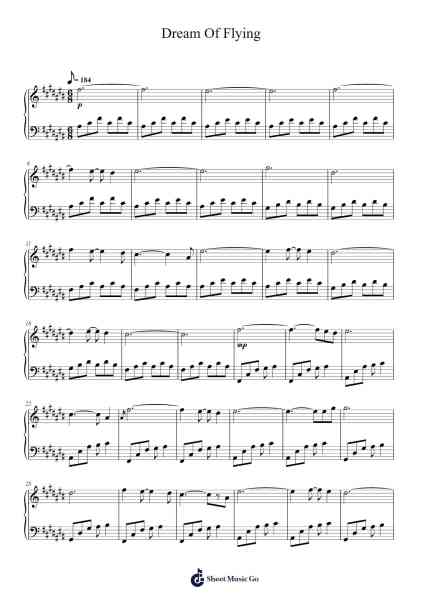 Dream of Flying Sheet Music by Brian Crain-Arr.Migsel Pagliam