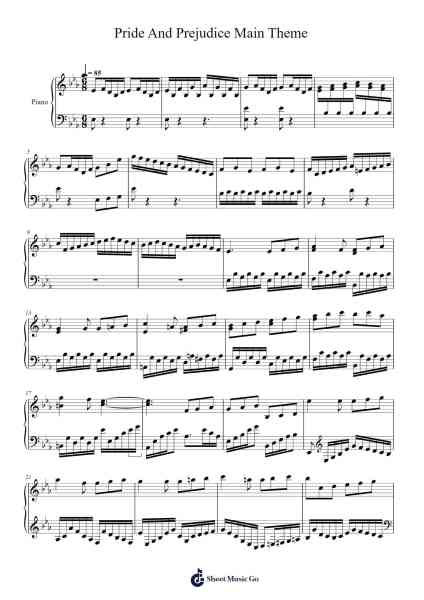 Pride And Prejudice - Main Theme Sheet Music by Carl Davis-Arr.Wheatlin Ranpkins