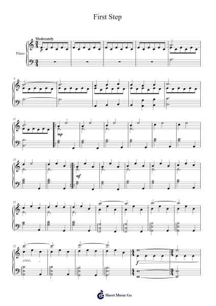 First Step Sheet Music by Hans Zimmer-Arr.Jonal Lancepys