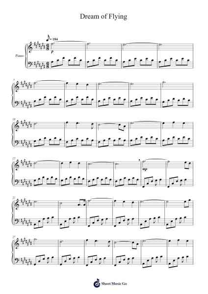 Dream of Flying Sheet Music by Brian Crain-Arr.Palo