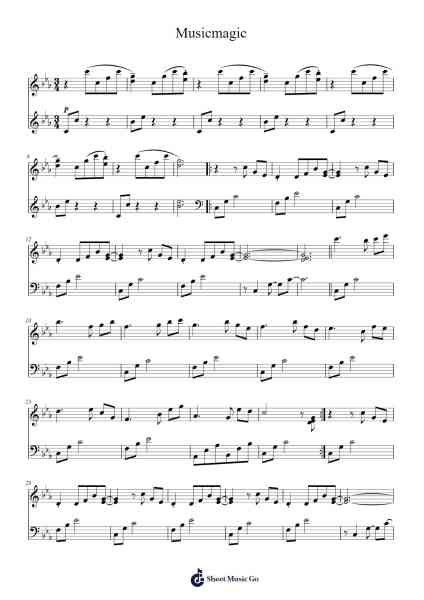 Musicmagic Sheet Music by Chick Corea-Arr.Bairdkeith Cysoon