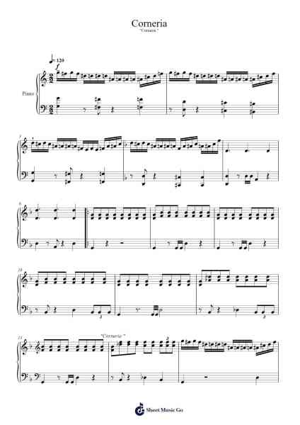 Corneria (Super Smash Bros. Melee) Sheet Music by Koji Kondo-Arr.Fieldtein