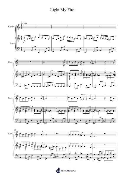 Light My Fire Sheet Music by The Doors-Arr.Lenshaw