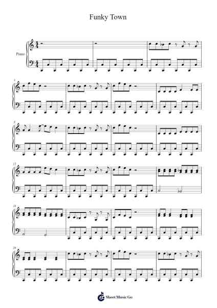 Funky Town Sheet Music by Lipps Inc.-Arr.Orence