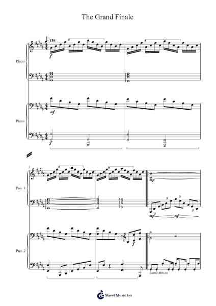 The Grand Finale Sheet Music by Yoko Shimomura-Arr.Eipsridge Zangphne