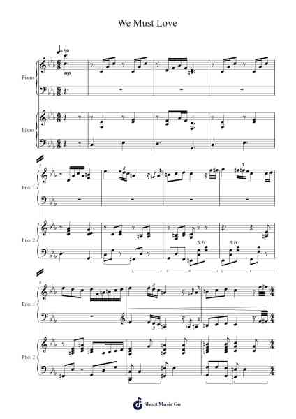 We Must Love Sheet Music by ONF-Arr.Make