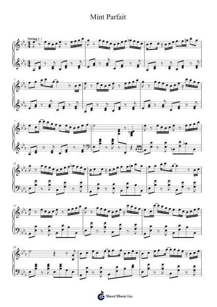 Mint Parfait Sheet Music by a_hisa-Arr.Hewdice