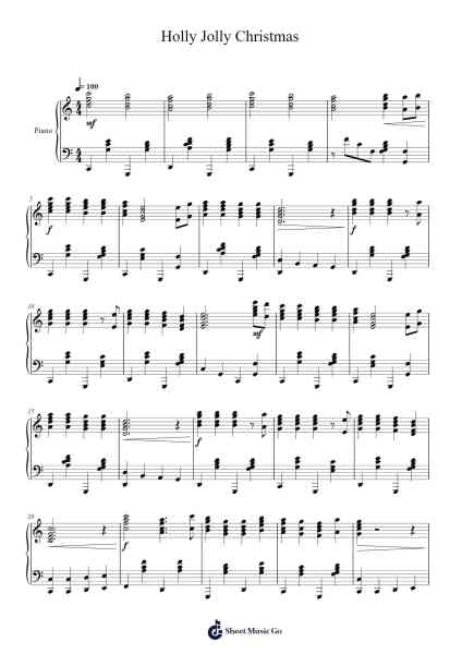 Holly Jolly Christmas Sheet Music by Johnny Marks-Arr.Kelniell Bircer