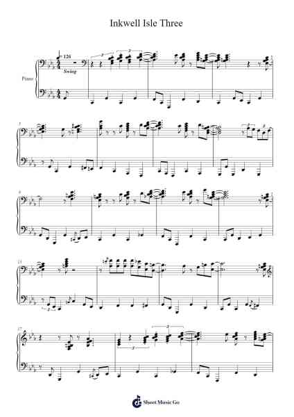 Inkwell Isle Three Sheet Music by Kristofer Maddigan-Arr.Perrusk
